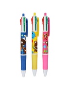 Ручка шариковая многоцветная Calligrata, автоматическая, 4 цвета, с рисунком, МИКС - Фото 6