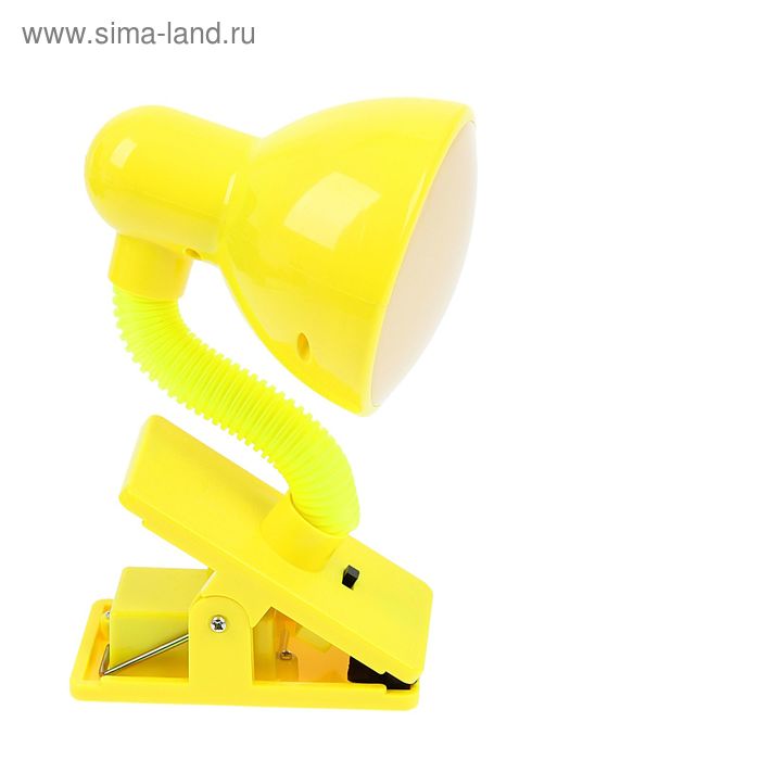 Светильник на прищепке с LED-лампами жёлтый 23х11х10 см - Фото 1