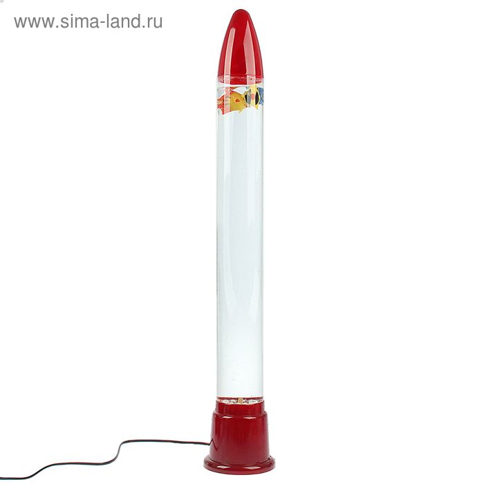 Светильник пластик вода "Ракета" цветной 80х14х14 см - Фото 1