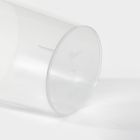 Горшок для орхидей с поддоном «Доляна», 1.6 л, пластиковый, прозрачный - Фото 3