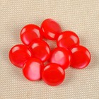 Пуговица, на ножке, 11мм, цвет красный - Фото 2