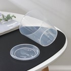 Горшок для орхидей с поддоном «Доляна», 800 мл, пластиковый, прозрачный - Фото 3