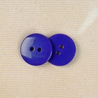 Пуговица, 2 прокола, 20,5мм, цвет тёмно-фиолетовый - Фото 1