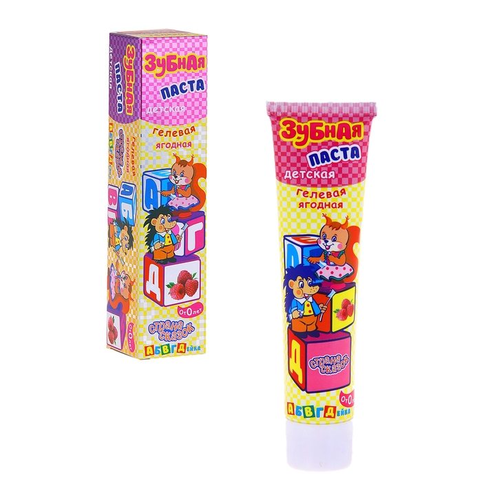 Зубная ягодная паста от 0 лет "АБВГДЕйка", 40 г - Фото 1
