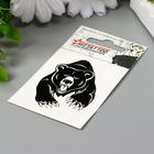 Татуировка на тело "Черный медведь" 5,3х6,3см - Фото 2