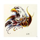 Татуировка на тело "Цветной орел" 5,3х6,3см - Фото 2