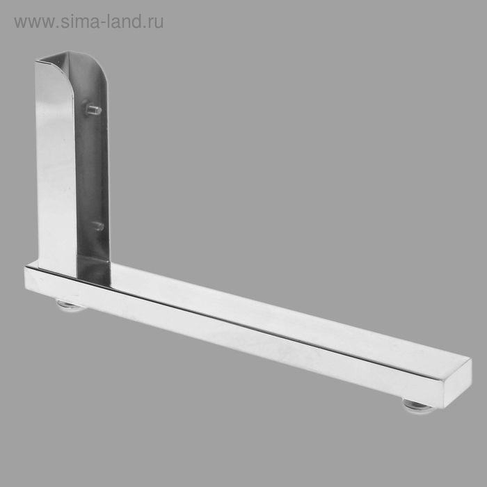 Опора к стойке, односторонняя, 42 см, хром - Фото 1