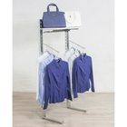 Опора к стойке, односторонняя, 42 см, хром - Фото 7