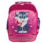Рюкзак детский на молнии "Кошка", 1 отдел, 3 наружных кармана, розовый - Фото 2