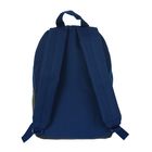 Рюкзак молодёжный на молнии, 1 отдел, 2 наружных кармана, синий - Фото 3