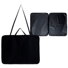 Папка А2 с ручками, текстиль, 670×500 мм, ПДМ-5, Calligrata, Чёрная - Фото 1