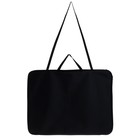 Папка А2 с ручками, текстиль, 670×500 мм, ПДМ-5, Calligrata, Чёрная - Фото 2