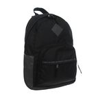 Рюкзак молодёжный на молнии, 1 отдел, 2 наружных кармана, чёрный - Фото 2