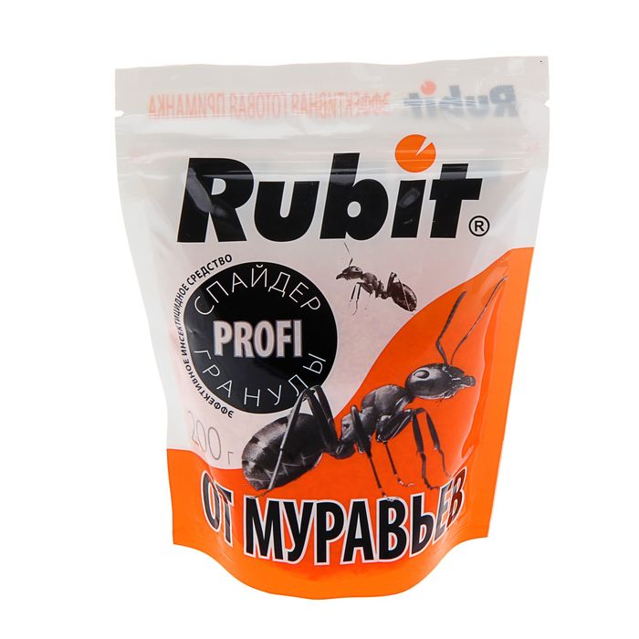 Средство от муравьев Rubit "Спайдер", гранулы, дой-пак, 200 г - Фото 1