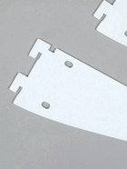 Кронштейн-полкодержатель для стеллажа, 32.5×8.5 см, для полки с перфорацией, белый - Фото 3