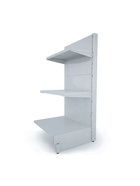 Кронштейн-полкодержатель для стеллажа, 32.5×8.5 см, для полки с перфорацией, белый - Фото 5