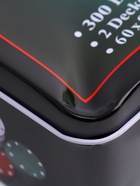 Набор для покера Poker Chips: 2 колоды карт по 54 шт., 300 фишек, сукно, металлический бокс, УЦЕНКА (мятая упаковка) - Фото 7