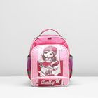 Рюкзак детский на молнии "Девочка", 1 отдел, 3 наружных кармана, розовый - Фото 2