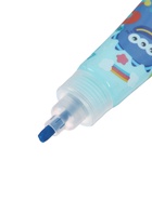 Маркер-текстовыделитель «Монстрик», скошенный наконечник, узел 5 мм, синий - Фото 3