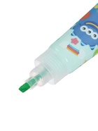 Маркер-текстовыделитель «Монстрик», скошенный наконечник, узел 5 мм, зелёный - Фото 3