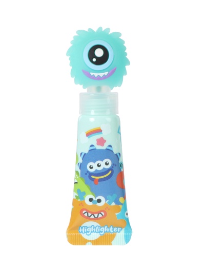 Маркер-текстовыделитель «Монстрик», скошенный наконечник, узел 5 мм, зелёный