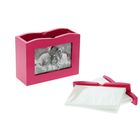 Фотобокс дерево "Счастливые моменты" на 48 фото 10х15 см розовый 15х20х7,3 см - Фото 2