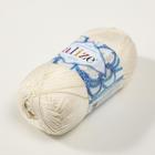 Пряжа "Miss" 100% мерсеризованный хлопок 280м/50гр (62 молочный) - Фото 3