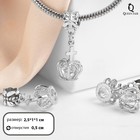 Подвеска «Корона», цвет серебро - Фото 1