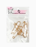 Булавка 4.5×1.2 см (набор 5 шт.), СМ-208-3, цвет золото - Фото 7