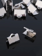 Зажим для ленты, (набор 20 шт.), цвет серебро, 10 мм, СМ-339 - Фото 6