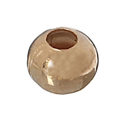 Кримп (зажимная бусина), 4 мм (набор 20шт), цвет золото