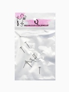 Швензы «Гвоздики» для изготовления пусет, 4 мм (набор 5пар), цвет серебро - Фото 6