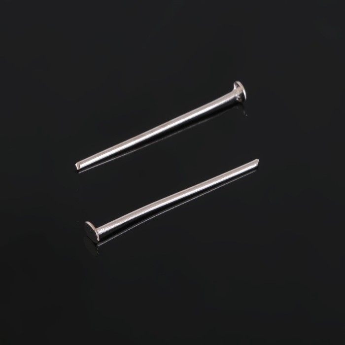 Штифт «Гвоздик» СМ-1097, 2 см, 100 г, цвет серебро - Фото 1