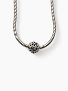 Шарм «Узор», цветы, цвет серебро - Фото 2