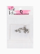 Держатель для кулона клеевой СМ-183 (набор 10 шт.), 10×5 мм, цвет серебро - Фото 3