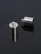 Концевик-шапочка, СМ-165, (набор 5 шт.), 1.2×0.8 см, d(вн.)=0.7 см, цвет серебро - Фото 4