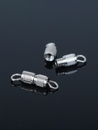 Замок винтовой 7×3 мм, 10 шт. цвет серебро - Фото 4