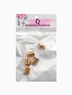 Концевик-шапочка, СМ-165,(набор 5 шт.), 1.2×0.8 см, d (внутренний)=0.7 см, цвет золото - Фото 5
