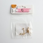 Швензы «Гвоздики» для изготовления пусет, цвет золото, 6 мм (набор 5 пар) - фото 27402341