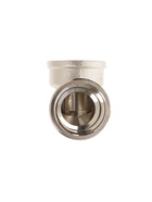 Уголок AQUALINK, 1/2", внутренняя резьба, никелированная латунь 1435097