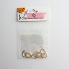 Швензы для сережек с французской застёжкой, 14 мм (набор 5 пар), цвет золото - Фото 4