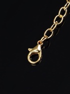 Цепочка с карабином, набор 5 шт. L=45 см, мелкое плетение, цвет золото - Фото 3