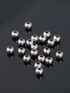 Кримп (зажимная бусина), 4 мм (набор 20 шт.), цвет серебро - Фото 4