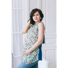 Топ для беременных, цвет голубой, размер 48, рост 170 - Фото 1