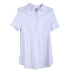 Блузка для беременных 2216, цвет белый, размер 44, рост 170 - Фото 1