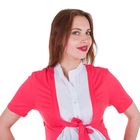 Блузка для беременных 2236, цвет арбуз, размер 48, рост 170 - Фото 5