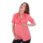 Блузка для беременных 2242, цвет арбуз, размер 42, рост 170 - Фото 2