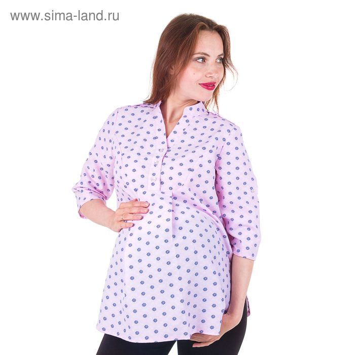 Рубашка женская 15117, размер 48, рост 170, цвет розовый - Фото 1