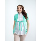 Блузка для беременных 2236, цвет ментол, размер 50, рост 170 - Фото 1