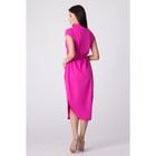 Платье с запахом женское, цвет фиолетовый, размер 54, рост 168 - Фото 3